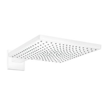 Dus fix Hansgrohe Raindance E 300 Air, cu prindere pe perete cu brat 390 mm, alb mat - 26238700