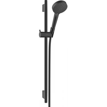 Set de dus Hansgrohe Vernis Blend Vario 100, 2 jeturi, bara de 0.65 m, negru mat -  26422670