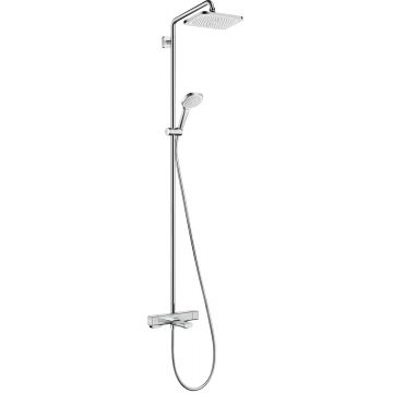 Sistem de cada/dus termostatic Hansgrohe Croma E 280, 1 jet, crom -  27687000