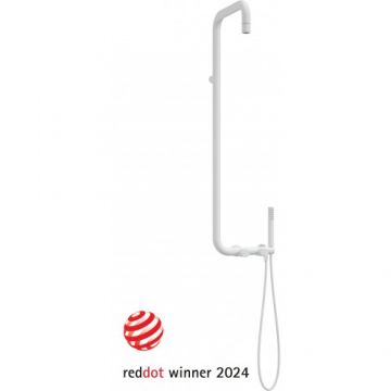 Coloana dus Deante Silia, alb mat - Culoare Alb pal