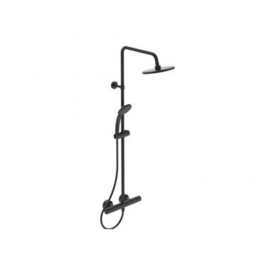 Coloana dus Ideal Standard Ideal Rain T25 cu termostat Ceratherm - Culoare Negru