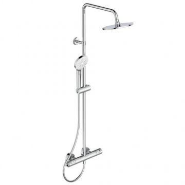 Coloana dus Ideal Standard IdealRain cu termostat Ceratherm T50 si palarie Round 200mm - Culoare Crom