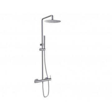 Coloana dus Sanycces Loop, crom - Culoare Crom