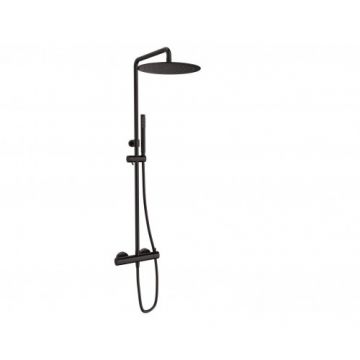 Coloana dus termostatata Sanycces Loop, metal gun - Culoare Negru