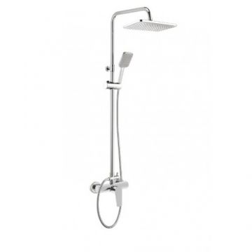 Set de dus cu baterie Deante TUBO - Culoare Crom