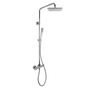 Coloană de duș, FIMA Carlo Frattini, cu baterie termostatată, crom, F4925/QP255CR