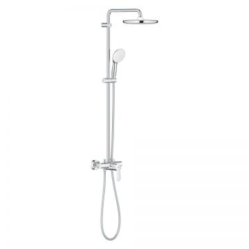 Coloana de dus Grohe Tempesta Cosmopolitan System 250 Cube cu baterie  101cm  crom