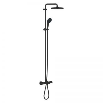 Coloana de dus Grohe Tempesta System 250 cu baterie cada termostatata  matte black