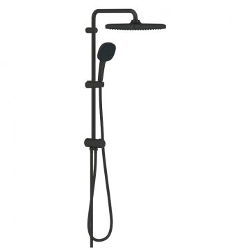 Coloana de dus Grohe Vitalio Comfort 250 Flex cu divertor  fara baterie  matte black
