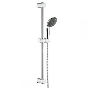 Coloana de dus Grohe Vitalio Start 100 27948000, 1/2'', universala, 2 pulverizari, 600 mm, 1.75 m, anti-calcar, Crom