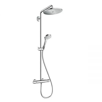 Coloana dus cu baterie si termostat Hansgrohe, Croma Select S 280, 1 jet, crom