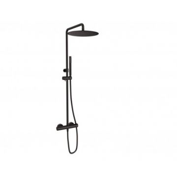 Coloana dus termostatata Sanycces Loop K, metal gun - Culoare Negru