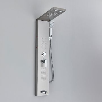 Panel de dus cu LED, efect de ploaie  si jeturi de masaj, cod 1609