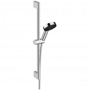 Set de dus, cu para bara 65 cm si furtun Relaxation, crom, Hansgrohe Pulsify Select