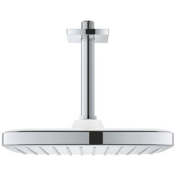 Set de dus cu para fixa si brat 142 mm, crom, Grohe Tempesta 250 Cube 1 jet
