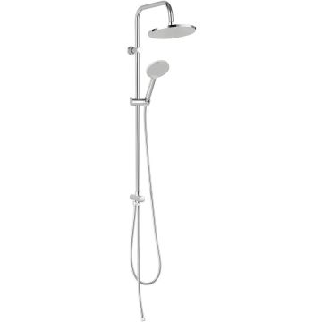 Set de dus Ferro Coppa NP92, cu suport culisant, bara dus 95 cm, dus fix si para dus mobila, furtun 150cm, Crom