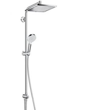 Set de dus fix si mobil HANSGROHE seria CROMETTA E 240 1JET RENO ECOSMART