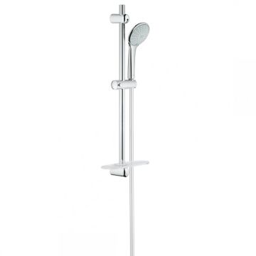 Set dus Grohe Euphoria 110 Duo, bara 600 mm, polita EasyReach, furtun Silverflex 1750 mm, crom, 27242001