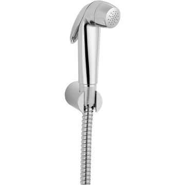 Set dus igienic Ferro Presso, cu sistem Auto-Stop, racord universal D1/2”, furtun dus 125 cm, Crom