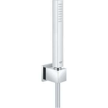 Set para de dus Grohe Euphoria Cube Stick 27703000, universala, 1/2'', suport, furtun 1.25 m, 1 pulverizare, Crom