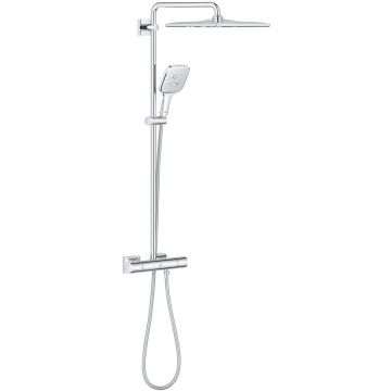 Sistem de dus Grohe SmartActive Cube 310, aparent, 310 mm, termostat, 1 functie, crom, 26652000